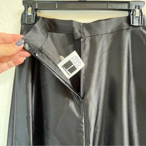 VTG Tadashi Shoji Black Elegant Formal Evening Trumpet Fishtail Maxi Skirt SZ 4P - Picture 10 of 15